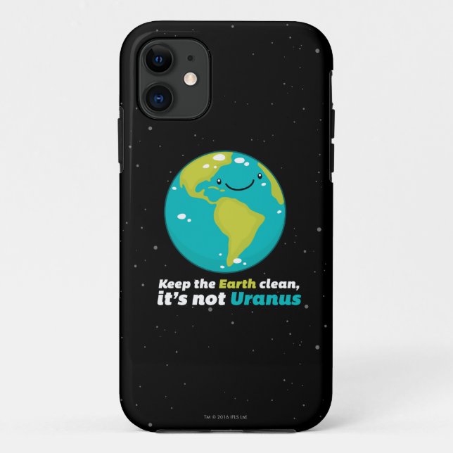 Keep The Earth Clean Case-Mate iPhone Case (Back)