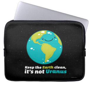 Keep The Earth Clean Laptop Sleeve