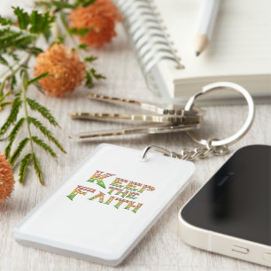 Keep The Faith 2 Key Ring