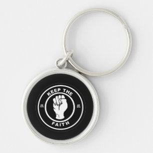 Keep The Faith 45rpm vinyl Premium Keychain