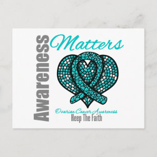 Keep The Faith - Ovarian Cancer Postcard