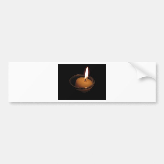 Keep the Flame Burning Candle Bumper Sticker (Front)