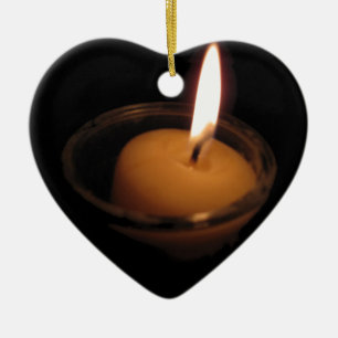 Keep the Flame Burning Candle Ceramic Tree Decoration