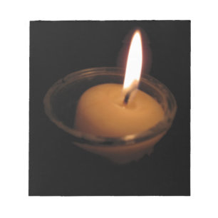 Keep the Flame Burning Candle Notepad