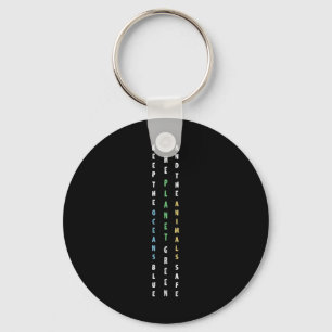 Keep The Oceans Blue Environmental Protection Clim Key Ring