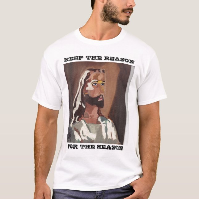 KEEP THE REASON, FOR THE SEASON,JESUS tee (Front)