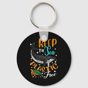 Keep The Sea Plastic Free Environment Environmenta Key Ring