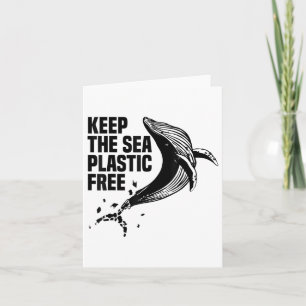 Keep The Sea Plastic-free Environmental Protection Card