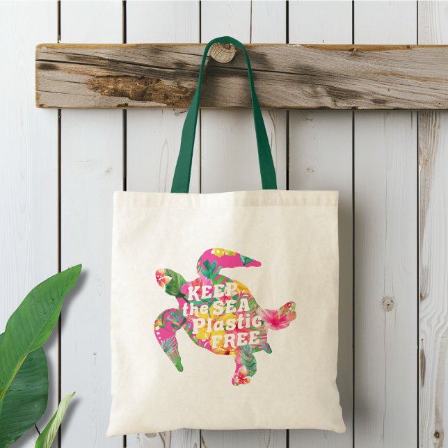 Keep the Sea Plastic Free Reusable Tote Bag (Creator Uploaded)