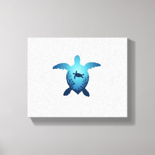 Keep The Sea Plastic Free Save The Sea Turtles T-S Canvas Print