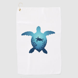 Keep The Sea Plastic Free Save The Sea Turtles T-S Golf Towel