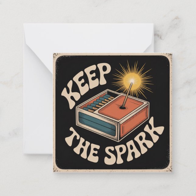 Keep The Spark Card (Front)