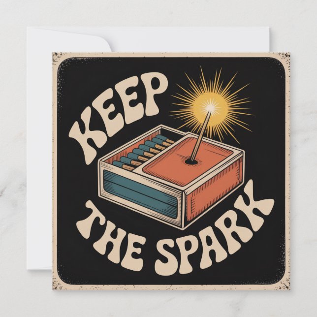 Keep The Spark Card (Front)