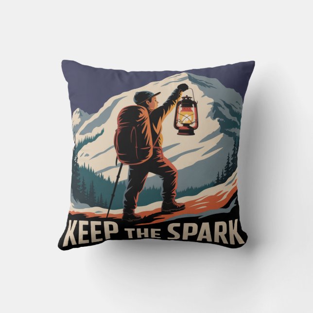 Keep The Spark Cushion (Back)