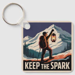 Keep The Spark Key Ring