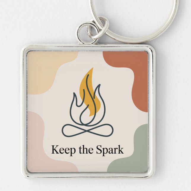 Keep The Spark Key Ring (Front)