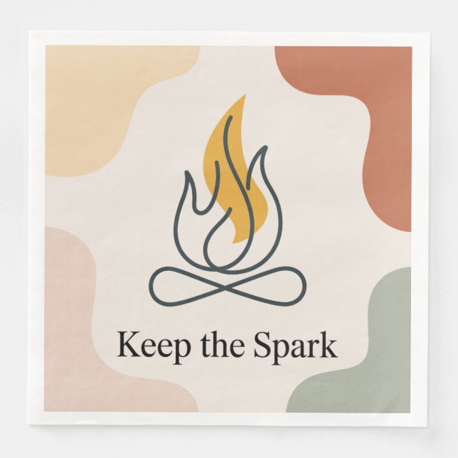 Keep The Spark Napkin (Front)