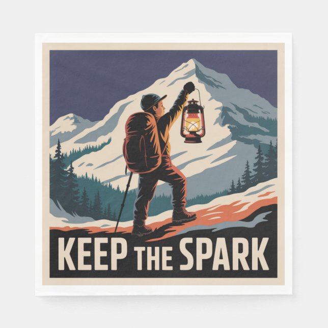 Keep The Spark Napkin (Front)