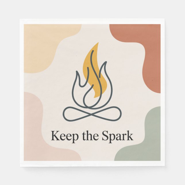 Keep The Spark Napkin (Front)