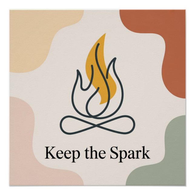 Keep The Spark Poster (Front)