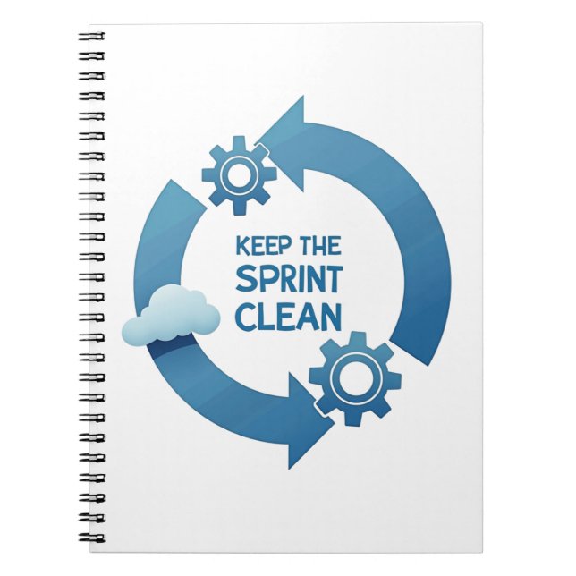 Keep the Sprint Clean Notebook (Front)