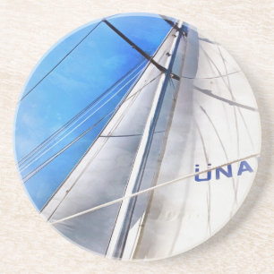 Keep The Wind In Your Sails Acrylic Art Coaster