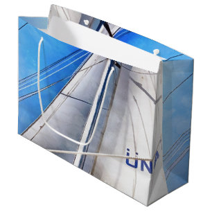 Keep The Wind In Your Sails Acrylic Art Large Gift Bag