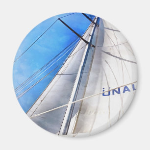 Keep The Wind In Your Sails Acrylic Art Magnet