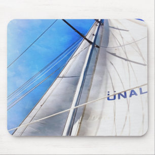 Keep The Wind In Your Sails Acrylic Art Mouse Pad