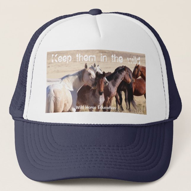 Keep Them In The Wild Trucker Hat (Front)