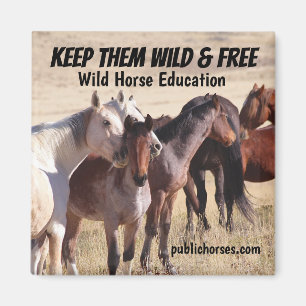 Keep Them Wild & Free Magnet