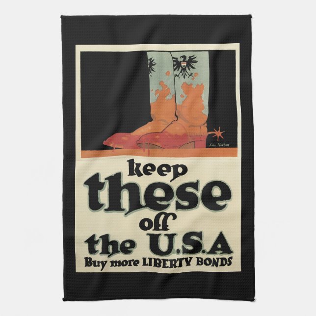 Keep These Of the USA Tea Towel (Vertical)