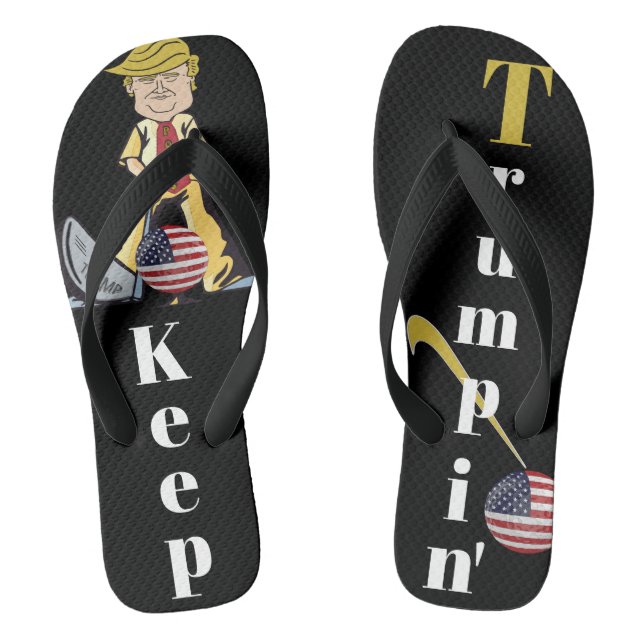 Keep Trumpin' Thongs (Footbed)