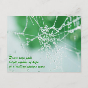 Keep up your hopes postcard