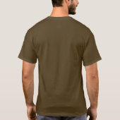 Keep Vinyl Alive T-Shirt - Brown (Back)