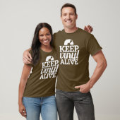 Keep Vinyl Alive T-Shirt - Brown (Unisex)