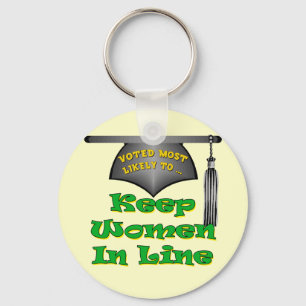 Keep Women In Line Key Ring