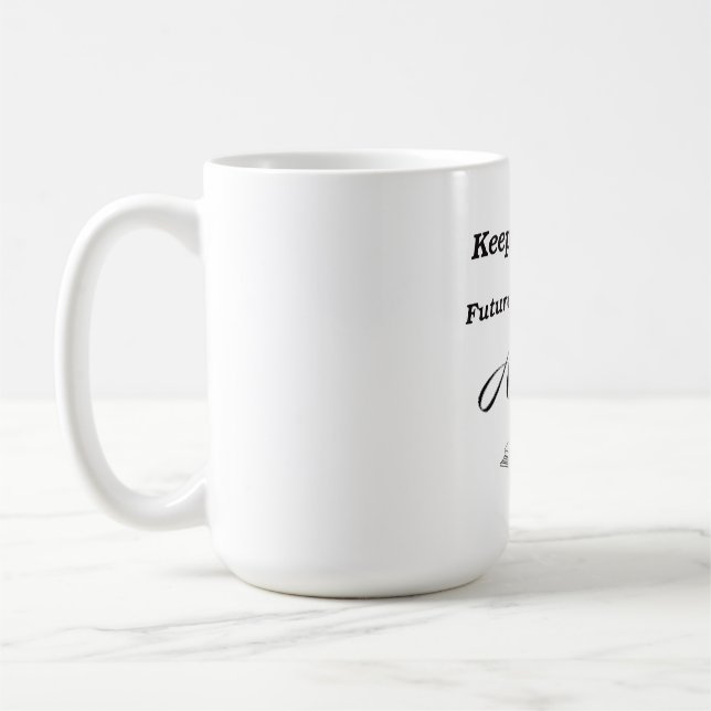 Keep Writing Future Best-Selling AuthorMotivation Coffee Mug (Left)