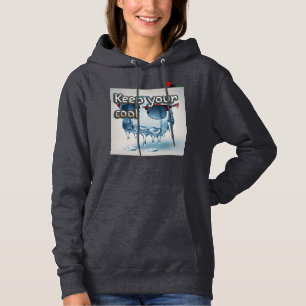 Keep Your Cool Ice Cube Funny Sunglasses Graphic H Hoodie