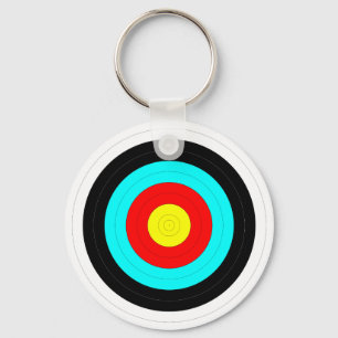 Keep Your Eye on The Target - Bullseye Print Key Ring