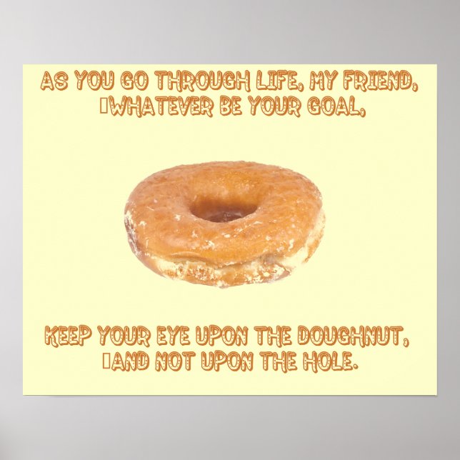 Keep your eye upon the doughnut poster (Front)