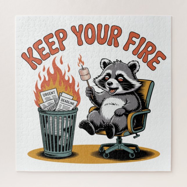 Keep Your Fire Jigsaw Puzzle (Vertical)