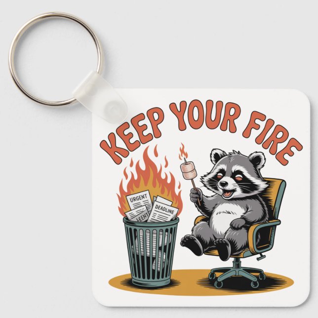Keep Your Fire Key Ring (Front)