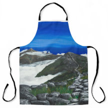 Keep your head above the clouds apron