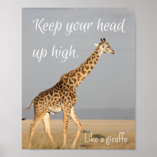 Keep your head high! poster