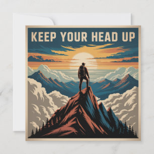 Keep Your Head Up Card