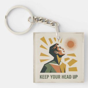Keep Your Head Up Key Ring