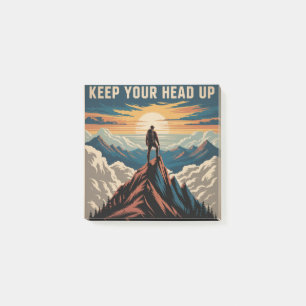 Keep Your Head Up Post-it Notes