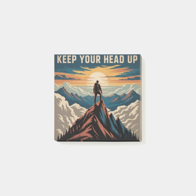 Keep Your Head Up Post-it Notes (Front)