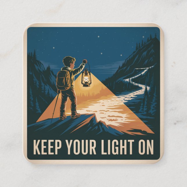 Keep Your Light On Enclosure Card (Front)